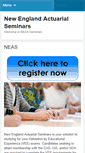 Mobile Screenshot of neas-seminars.com