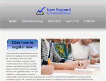 Tablet Screenshot of neas-seminars.com